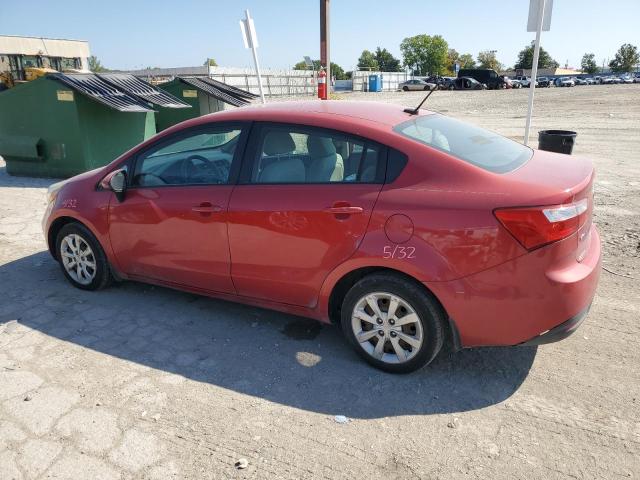 KNADM4A34C6085980 - 2012 KIA RIO LX RED photo 2