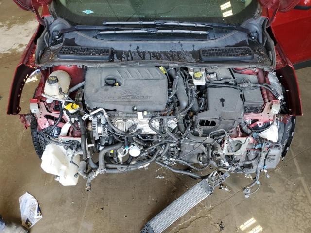 1FMCU0HD1JUB98666 - 2018 FORD ESCAPE SEL RED photo 12