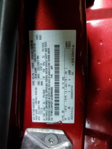 1FMCU0HD1JUB98666 - 2018 FORD ESCAPE SEL RED photo 13