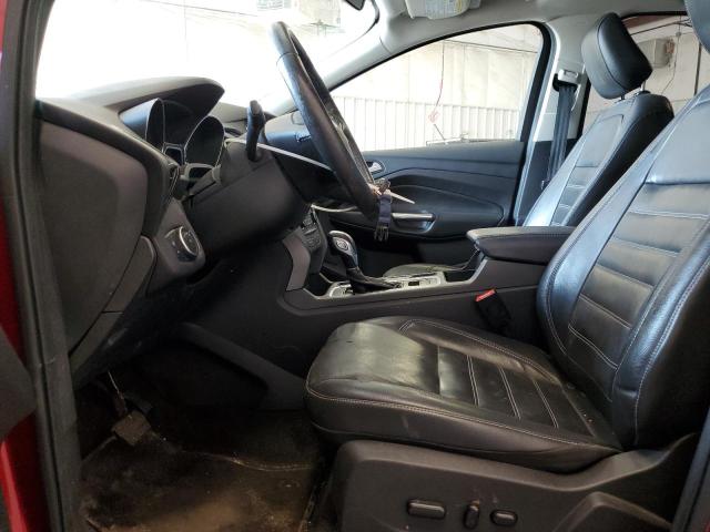 1FMCU0HD1JUB98666 - 2018 FORD ESCAPE SEL RED photo 7