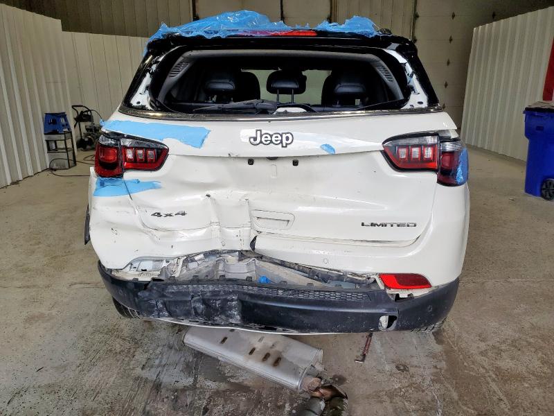 3C4NJDCB0MT604258 - 2021 JEEP COMPASS LIMITED Weiß Foto 6