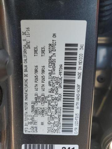 3TMDZ5BN4HM018121 - 2017 TOYOTA TACOMA DOUBLE CAB 银色 照片 12