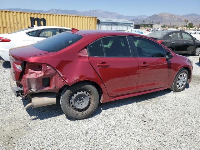 JTDEPMAE6NJ227746 - 2022 TOYOTA COROLLA LE ბურგუნდია ფოტო 3