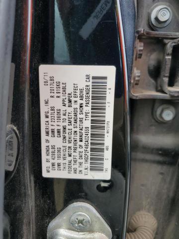 1HGCP2F48CA024559 - 2012 HONDA ACCORD LXP BLACK photo 13