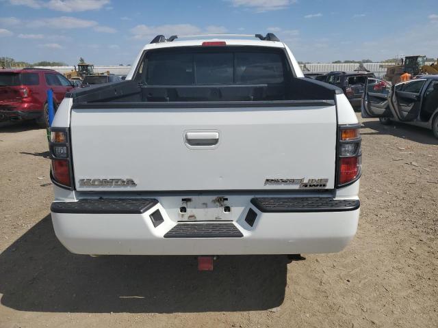 2HJYK16588H511643 - 2008 HONDA RIDGELINE RTL WHITE photo 6