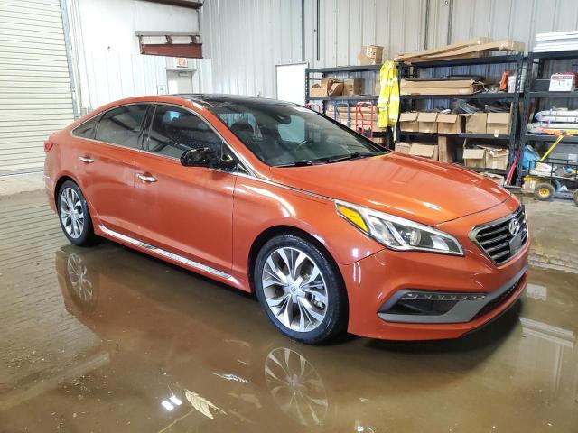 5NPE34ABXFH181673 - 2015 HYUNDAI SONATA SPORT ORANGE photo 4