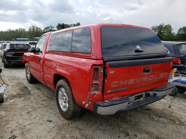 1GCEC14X97Z141729 - 2007 CHEVROLET SILVERADO C1500 CLASSIC RED photo 2