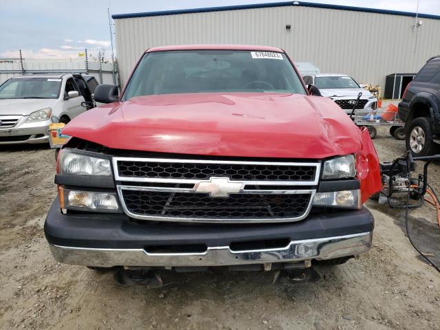 1GCEC14X97Z141729 - 2007 CHEVROLET SILVERADO C1500 CLASSIC RED photo 5
