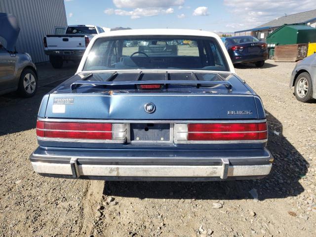 1G4CW54CXK1609439 - 1989 BUICK ELECTRA PARK AVENUE BLUE photo 6