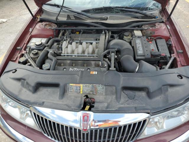 1LNHM97V52Y613048 - 2002 LINCOLN CONTINENTA Granate foto 11