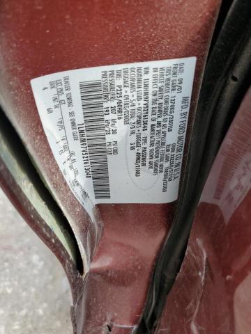 1LNHM97V52Y613048 - 2002 LINCOLN CONTINENTA Granate foto 13