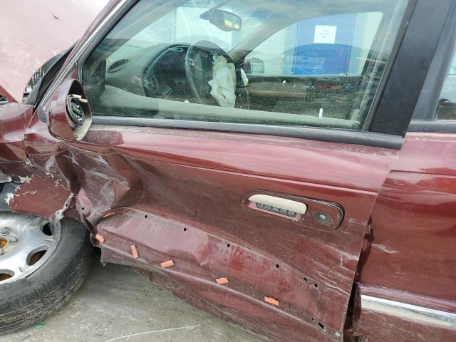 1LNHM97V52Y613048 - 2002 LINCOLN CONTINENTA Granate foto 7