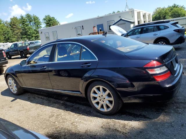 WDDNG71X27A135707 - 2007 MERCEDES-BENZ S 550 BLUE photo 2