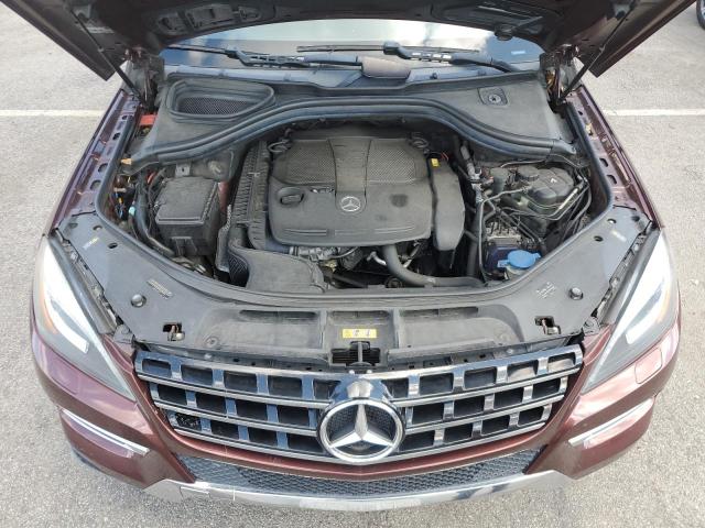 4JGDA5HB7DA249280 - 2013 MERCEDES-BENZ ML 350 4MATIC BURGUNDY photo 12