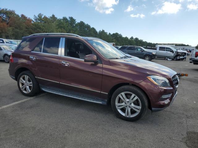 4JGDA5HB7DA249280 - 2013 MERCEDES-BENZ ML 350 4MATIC BURGUNDY photo 4