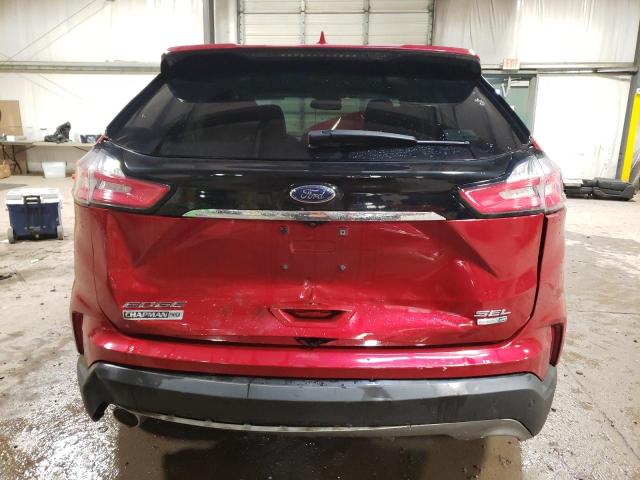 2FMPK4J92LBA58879 - 2020 FORD EDGE SEL RED photo 6