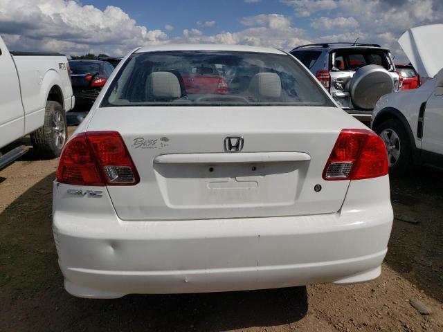 1HGES16354L024145 - 2004 HONDA CIVIC DX VP WHITE photo 6