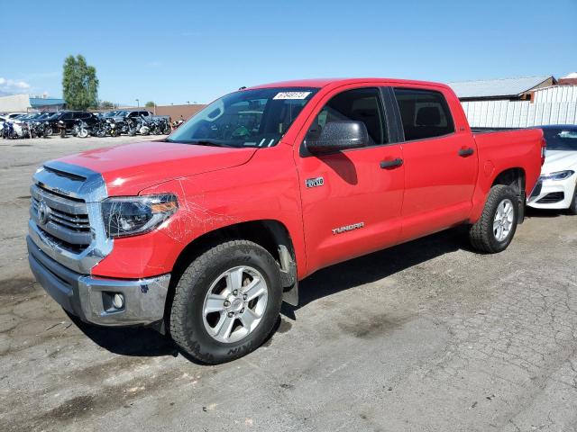 5TFEY5F13EX151120 - 2014 TOYOTA TUNDRA CREWMAX SR5 RED photo 1