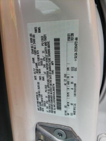 5LMCJ3D95HUL56574 - 2017 LINCOLN MKC RESERVE WHITE photo 12