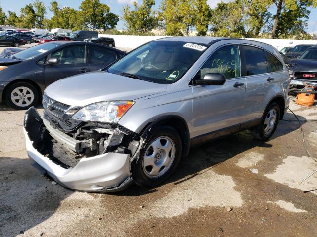 5J6RE4H31AL026616 - 2010 HONDA CR-V LX SILVER photo 1