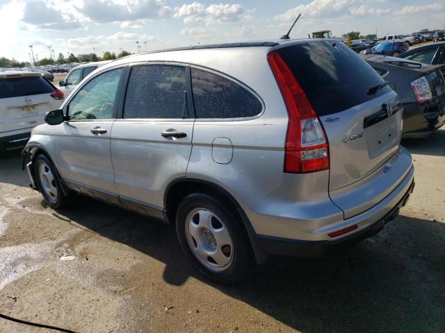 5J6RE4H31AL026616 - 2010 HONDA CR-V LX SILVER photo 2