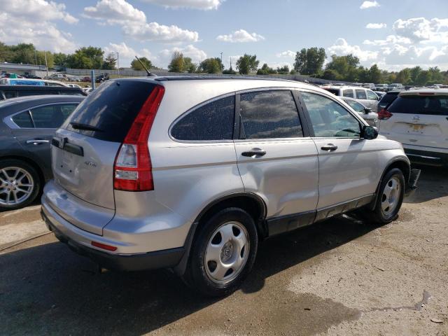 5J6RE4H31AL026616 - 2010 HONDA CR-V LX SILVER photo 3