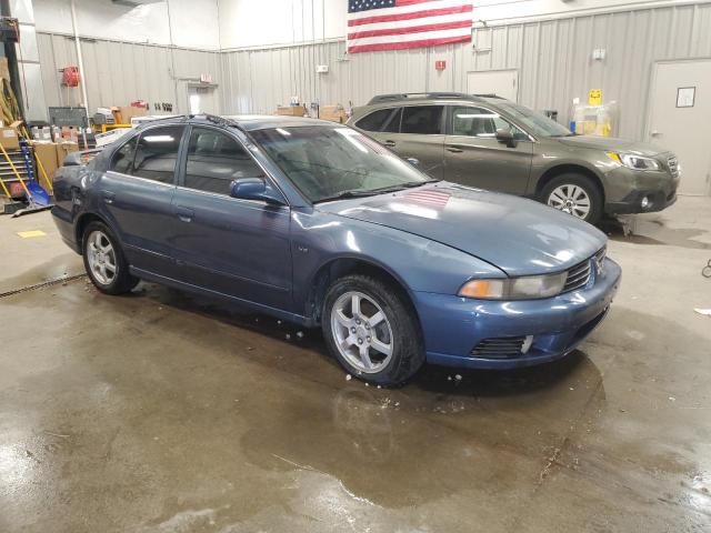 4A3AA46H02E158671 - 2002 MITSUBISHI GALANT ES BLUE photo 4