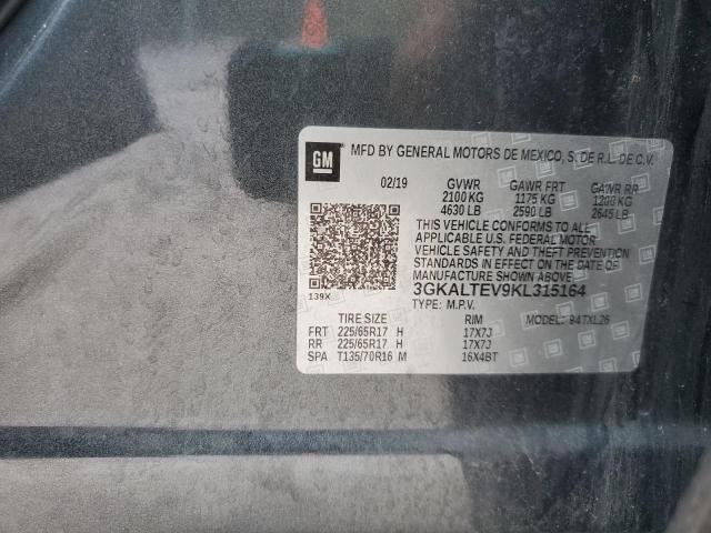 3GKALTEV9KL315164 - 2019 GMC TERRAIN SLE Grafit fotoğraf 13