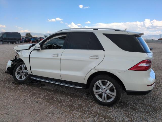 4JGDA5HB2FA588113 - 2015 MERCEDES-BENZ ML 350 4MATIC WHITE photo 2