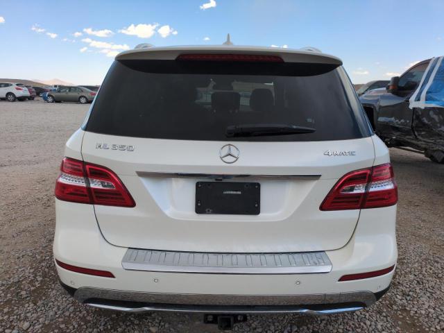 4JGDA5HB2FA588113 - 2015 MERCEDES-BENZ ML 350 4MATIC WHITE photo 6