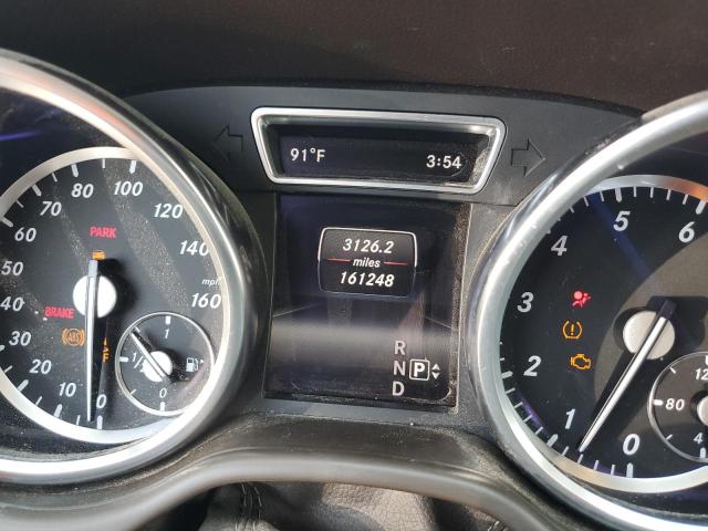 4JGDA5HB2FA588113 - 2015 MERCEDES-BENZ ML 350 4MATIC WHITE photo 9