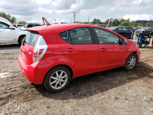 JTDKDTB33E1085648 - 2014 TOYOTA PRIUS C RED photo 3