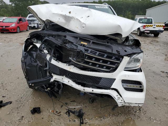 4JGDA5HBXFA468138 - 2015 MERCEDES-BENZ ML 350 4MATIC WHITE photo 5