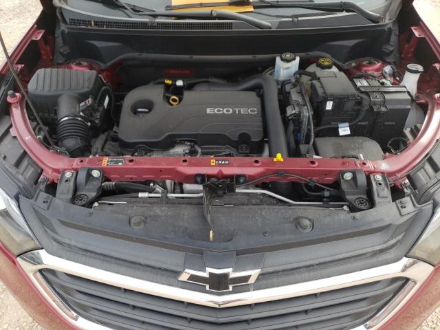 3GNAXUEV9KL277450 - 2019 CHEVROLET EQUINOX LT RED photo 11