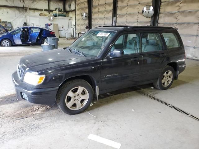 JF1SF65631H760035 - 2001 SUBARU FORESTER S BLACK photo 1
