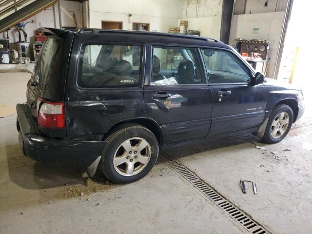 JF1SF65631H760035 - 2001 SUBARU FORESTER S BLACK photo 3