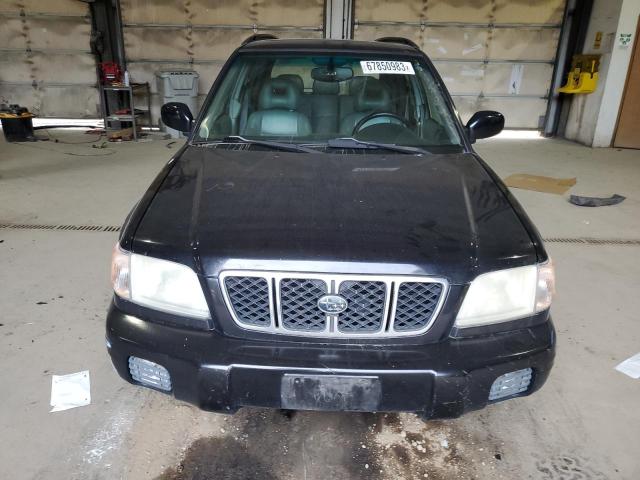 JF1SF65631H760035 - 2001 SUBARU FORESTER S BLACK photo 5