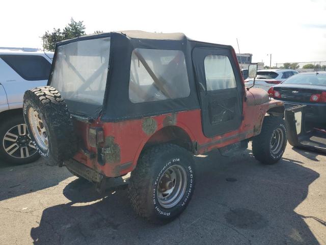 1JCUM87A6GT102039 - 1986 JEEP JEEP CJ7 RED photo 3