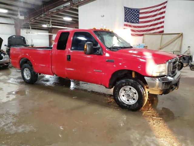 1FTSX31P54EE03319 - 2004 FORD F350 SRW SUPER DUTY RED photo 4