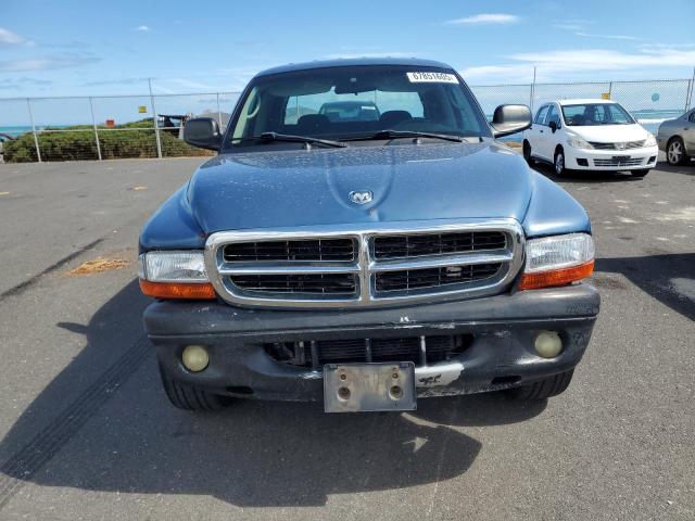 1D7HG48N84S510442 - 2004 DODGE DAKOTA QUAD SLT BLUE photo 5