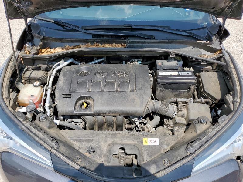 JTNKHMBX4K1050119 - 2019 TOYOTA C-HR XLE GRAY photo 12