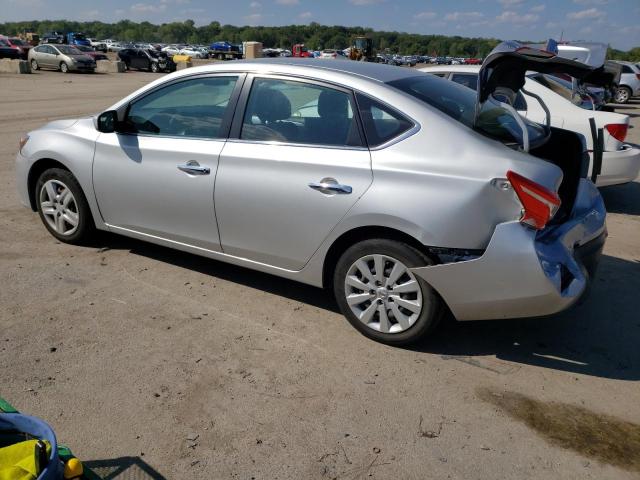 3N1AB7AP4KY242725 - 2019 NISSAN SENTRA S SILVER photo 2