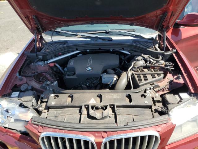 5UXWX9C59D0D06798 - 2013 BMW X3 XDRIVE28I MAROON photo 12