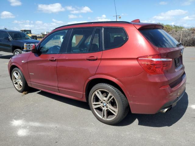 5UXWX9C59D0D06798 - 2013 BMW X3 XDRIVE28I MAROON photo 2