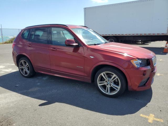 5UXWX9C59D0D06798 - 2013 BMW X3 XDRIVE28I MAROON photo 4