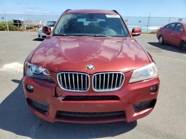 5UXWX9C59D0D06798 - 2013 BMW X3 XDRIVE28I MAROON photo 5