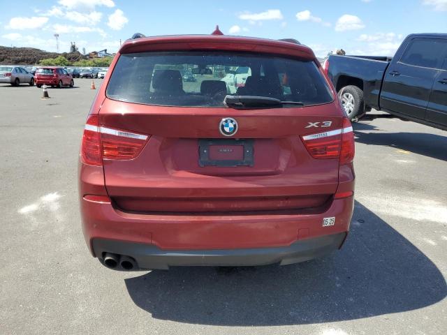 5UXWX9C59D0D06798 - 2013 BMW X3 XDRIVE28I MAROON photo 6