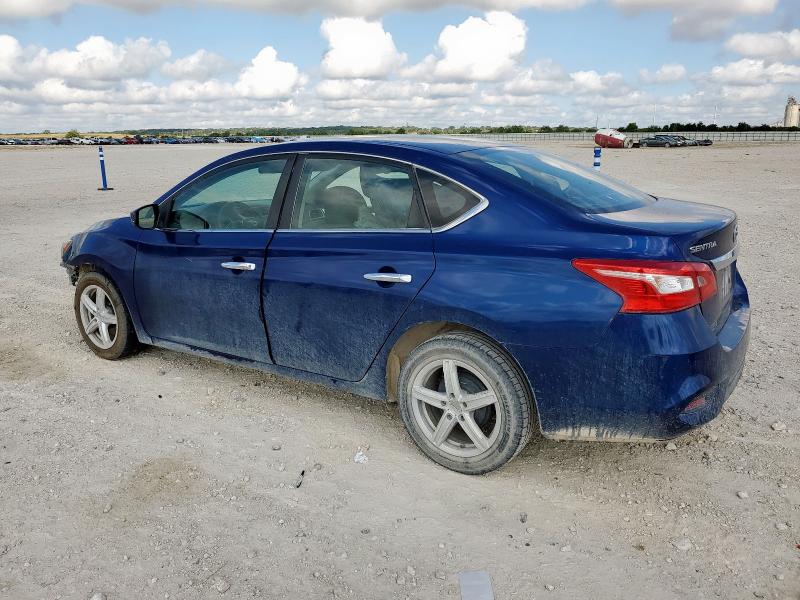 3N1AB7AP8JY290520 - 2018 NISSAN SENTRA S BLUE photo 2