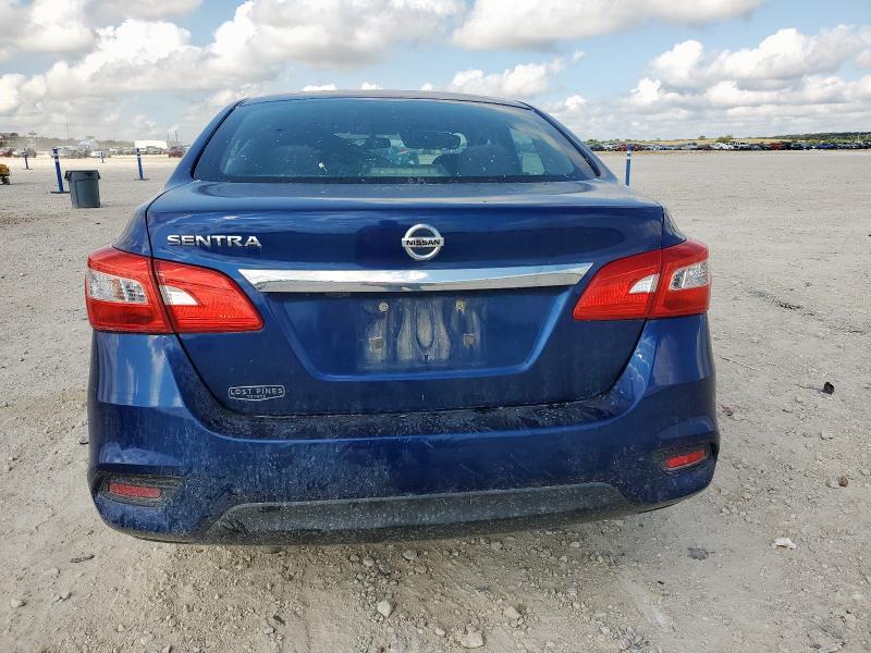 3N1AB7AP8JY290520 - 2018 NISSAN SENTRA S BLUE photo 6