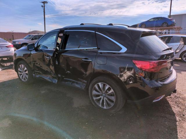 5FRYD4H43FB006342 - 2015 ACURA MDX TECHNOLOGY BLACK photo 2